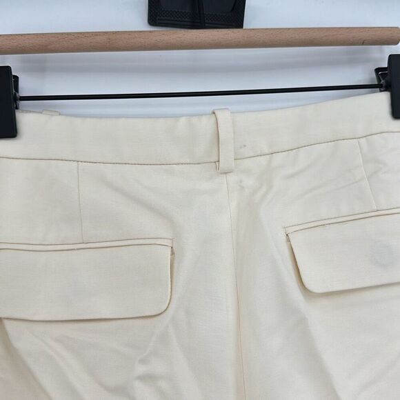 NWT J. Crew Womens Ivory High Rise Essential Wide Leg Pant Size 12P - Picture 10 of 15